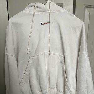 Nike White Hoodie